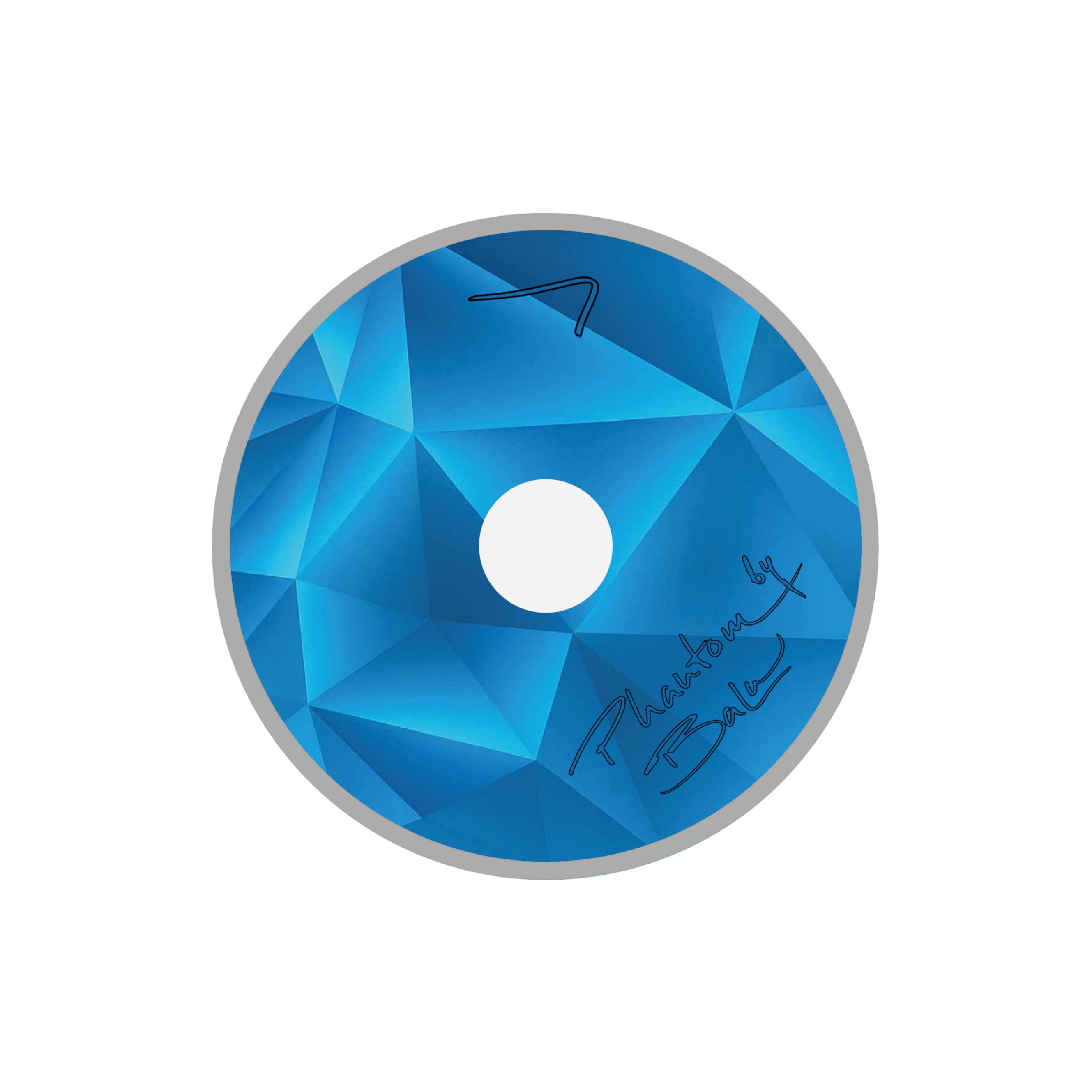 Phantom by BaLu Eisstock / Stockkörper "Blue Triangle"