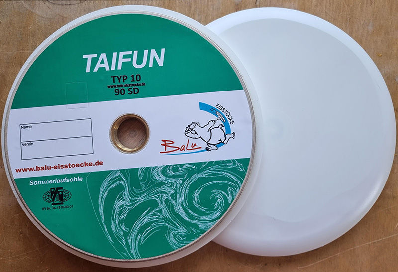 Miniaturbild: BaLu Taifun (glatt) – harte, ungedämpfte Schussplatte für strenge Asphaltbahnen
