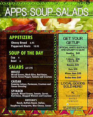White Buffalo Apps & Salads