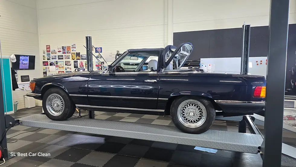 Glanzvoller Auftritt am Bodensee: Lackaufbereitung & Keramikversiegelung für einen Mercedes-Benz 380 SL