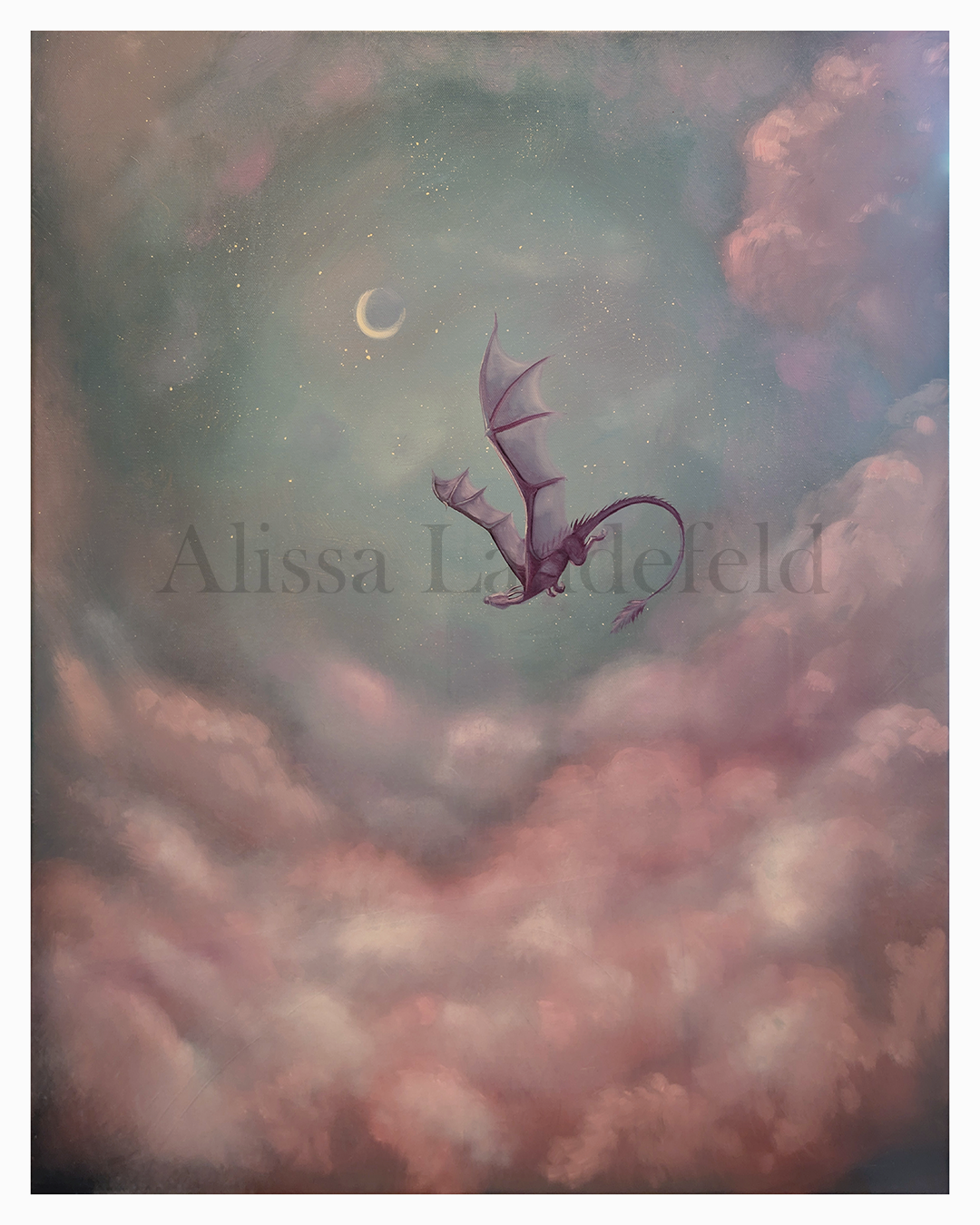 Cotton Candy Dragons Paper Prints