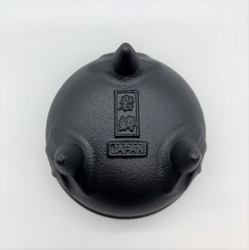 古鉄　水牛香炉 A12．須賀月真 蝋型鋳造香炉 小丸型（霊芝付） - 高岡銅器展示館