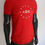 Thumbnail: Mens T-shirt (Curved hem) - Red