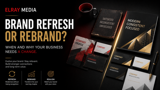 When Should a Business Consider a Brand Refresh or Rebrand?