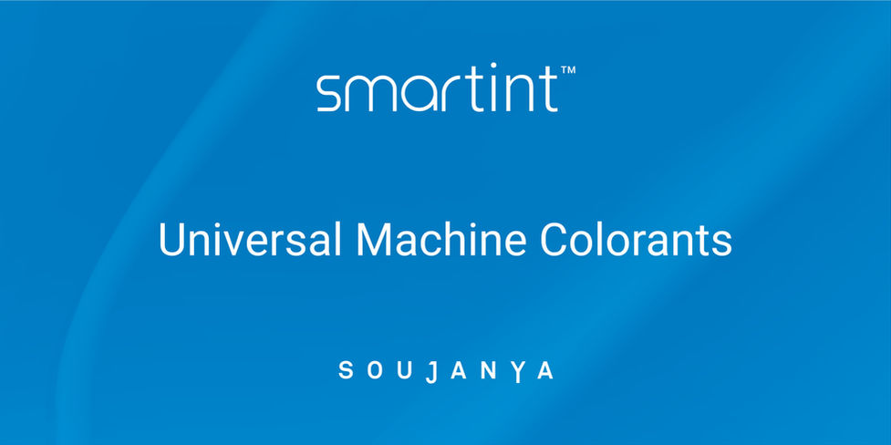Soujanya Colorants  Euro Show event banner design - B2B exhibition branding Mumbai