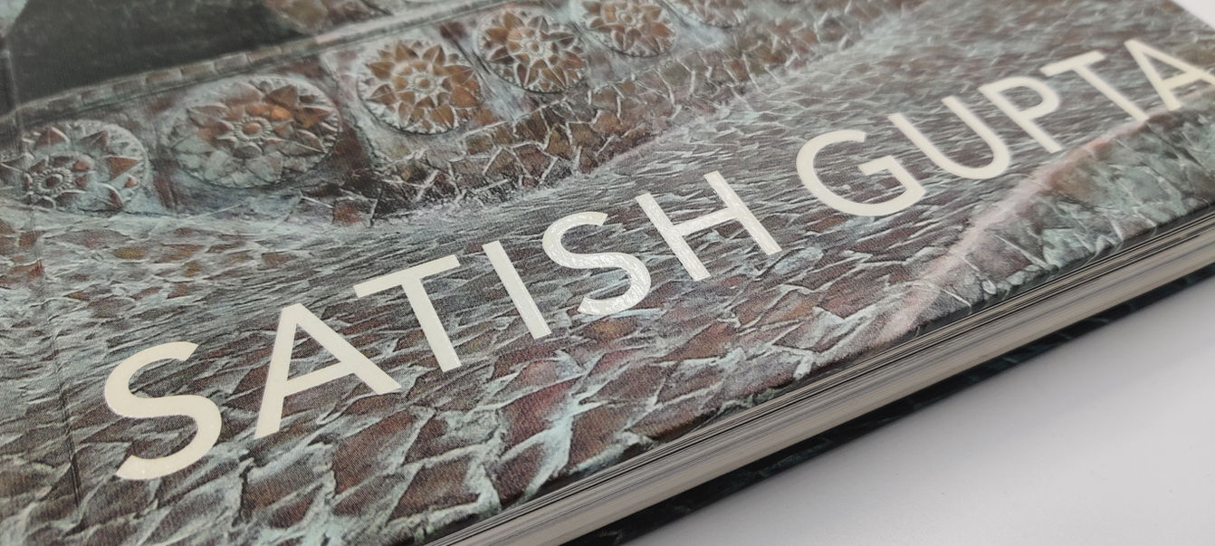 Satish Gupta Zen Space 2016 coffee table book design – Pavan Java Studio Mumbai