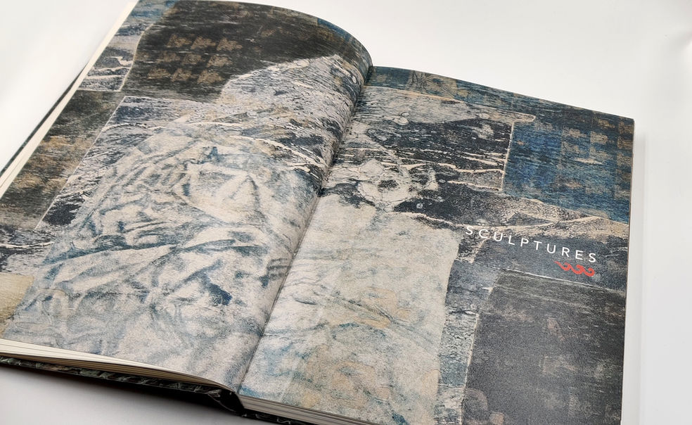 Satish Gupta Zen Space 2016 coffee table book inside spread – Pavan Java Studio Mumbai