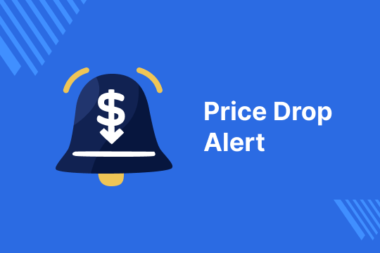 Price Drop Alert banner
