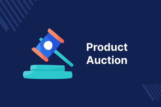 Product Auction banner