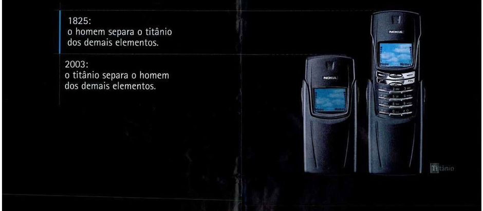 Propagandas histórias: Nokia 8910i