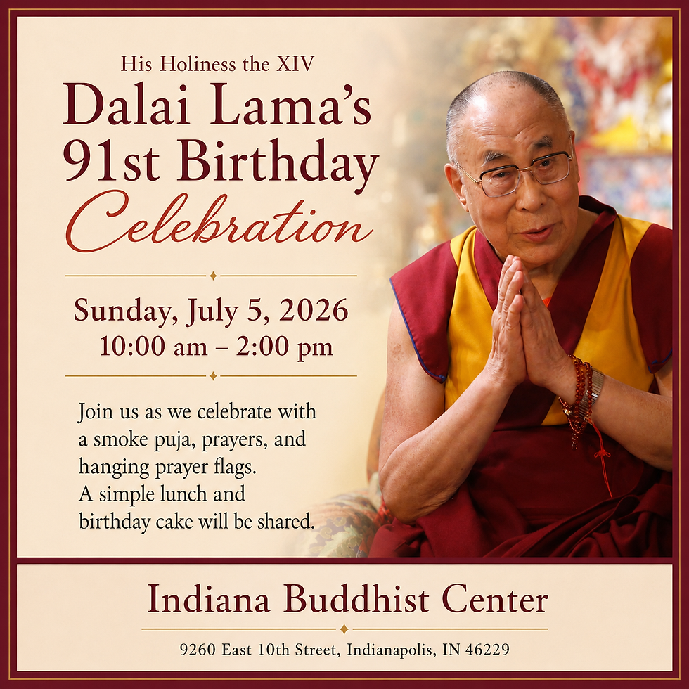His Holiness the Dalai Lama Birthday Celebration