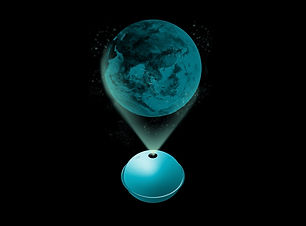 Planet proiettore blu
