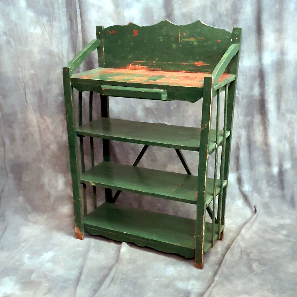 SOLD Antique Pot Bench with Small Pullout (3017)