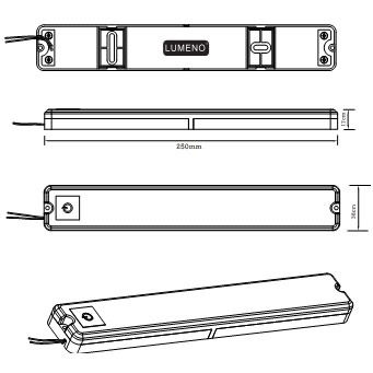 Thumbnail: Product: IP65 Touch Dimmable LED Strip – White, Red And Amber
