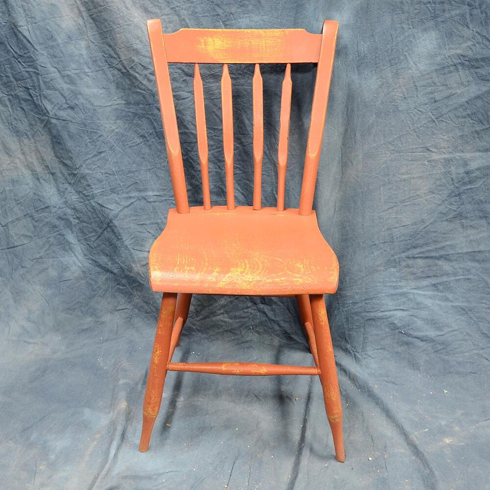 Thumbnail: SOLD 3 Antique Arrow Back Chairs (1436)
