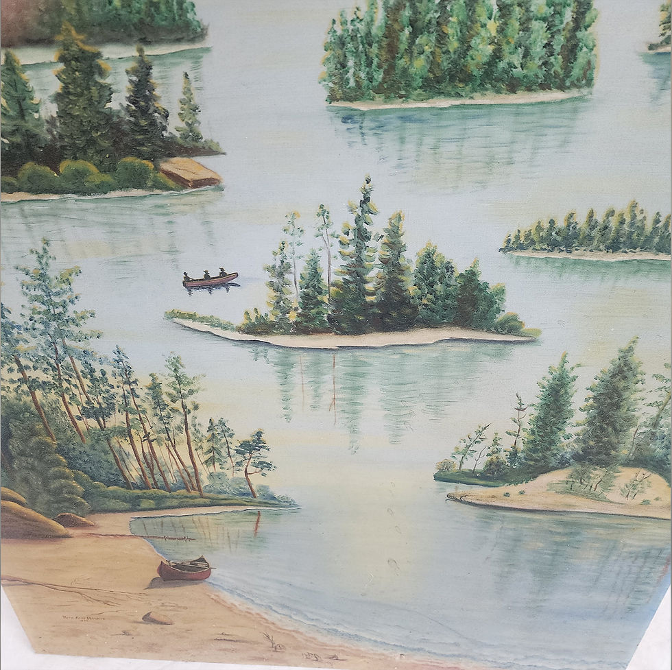 Thumbnail: 4860 Large Canoeing Picture