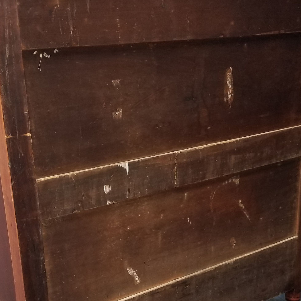 Thumbnail: SOLD Antique Empire Cherry Bonnet Chest of Drawers (2504)