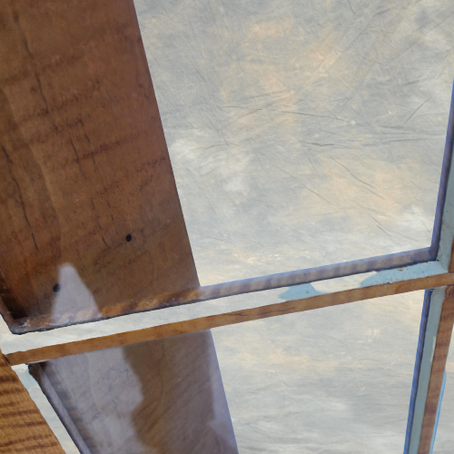 Thumbnail: SOLD Handmade 2 Piece Curly Maple Corner Cupboard with Ogee Feet (3763)