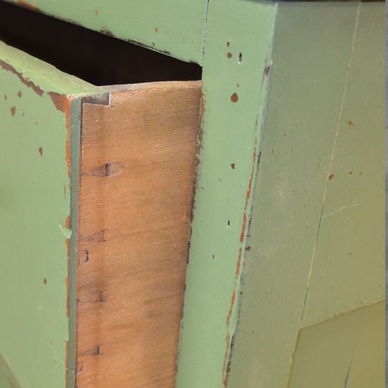 Thumbnail: SOLD Antique Four Drawer Sheraton Chest of Drawers (1594)