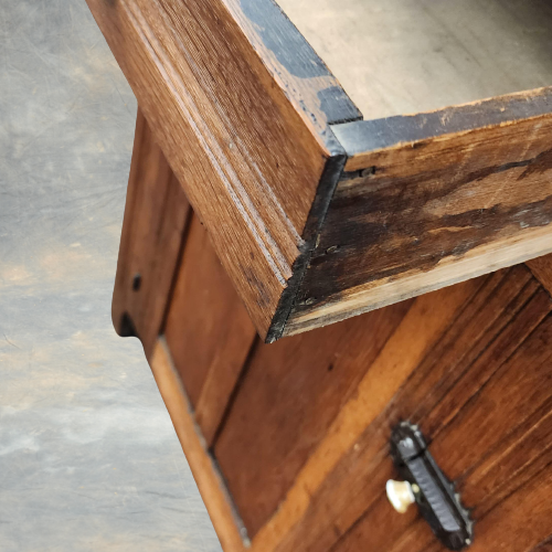 Thumbnail: SOLD Antique Oak 2 Piece Cupboard (4042)