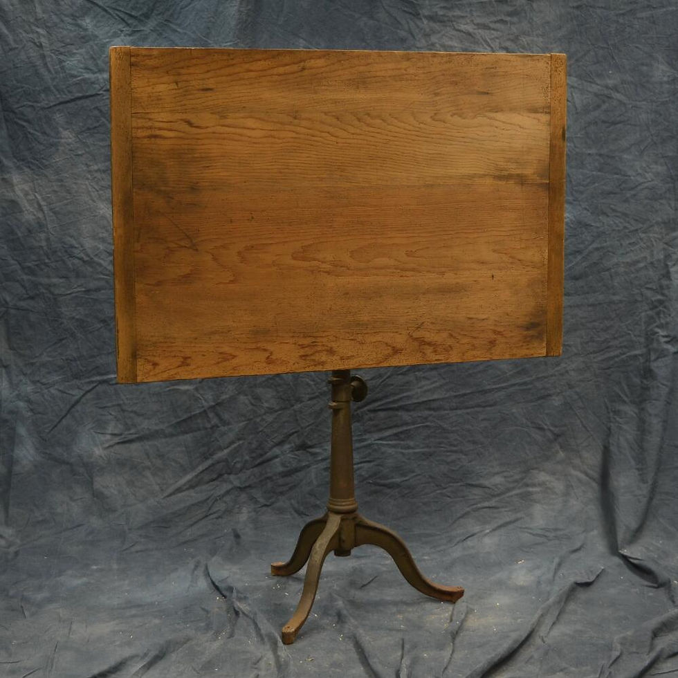 Thumbnail: SOLDAntique Tripod Drafting Table (1434)