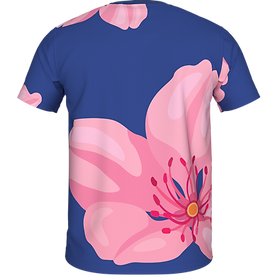 T-Shirt - Short Sleeve Crew Neck_M_Cherry_Back.png