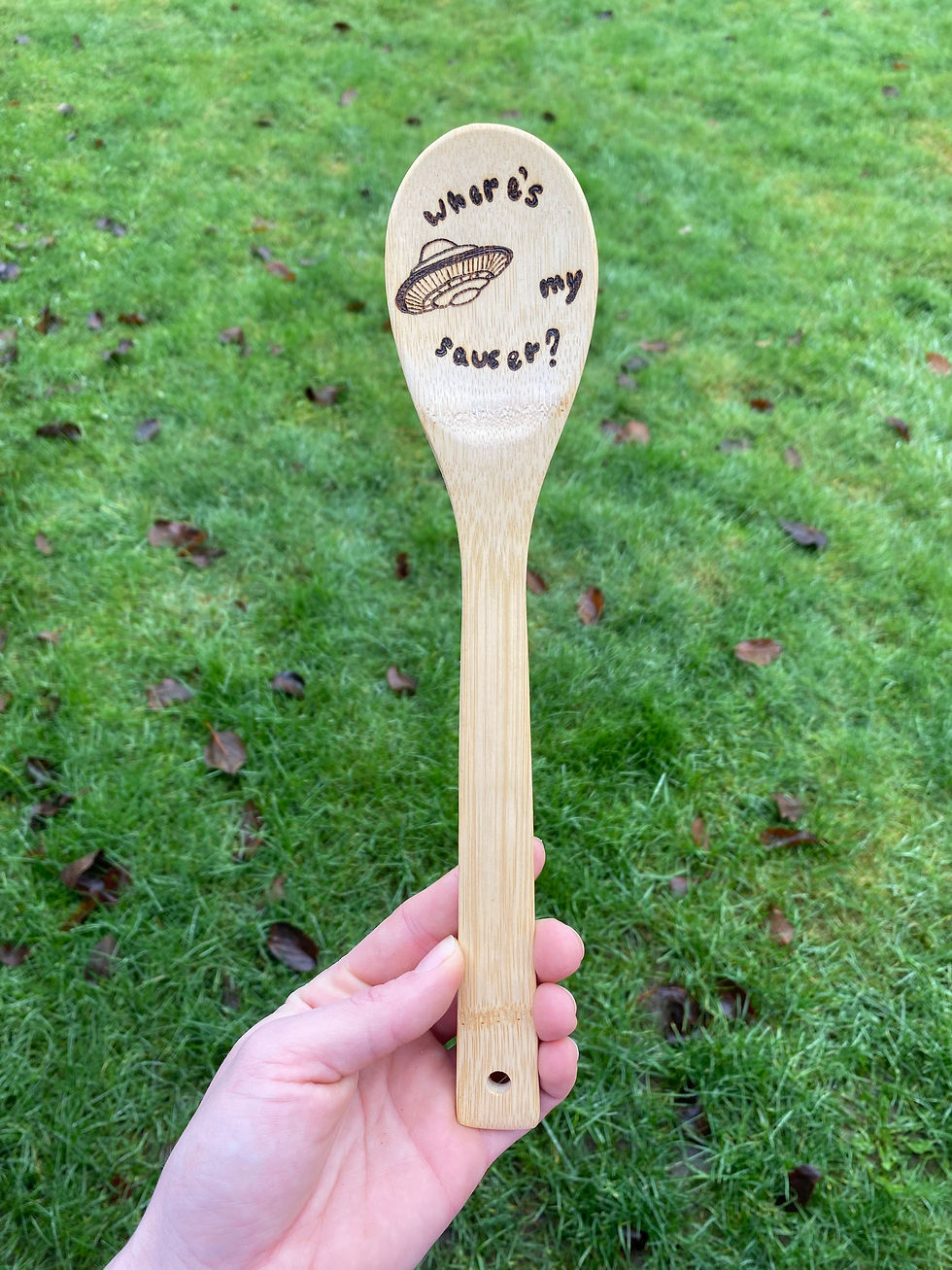 Where's My Saucer? Alien Spoon