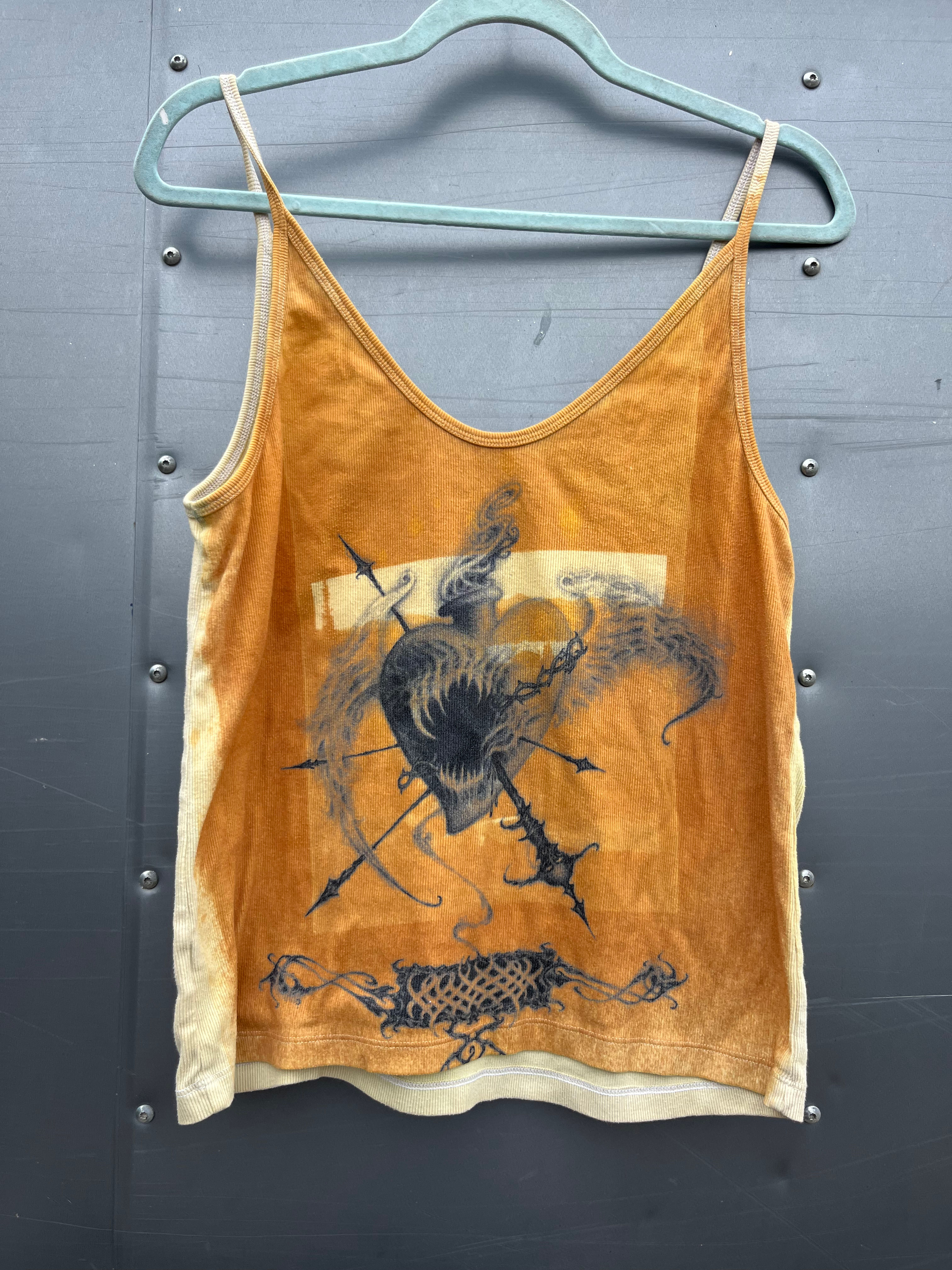 tigerheart mustard cami top women’s XL 