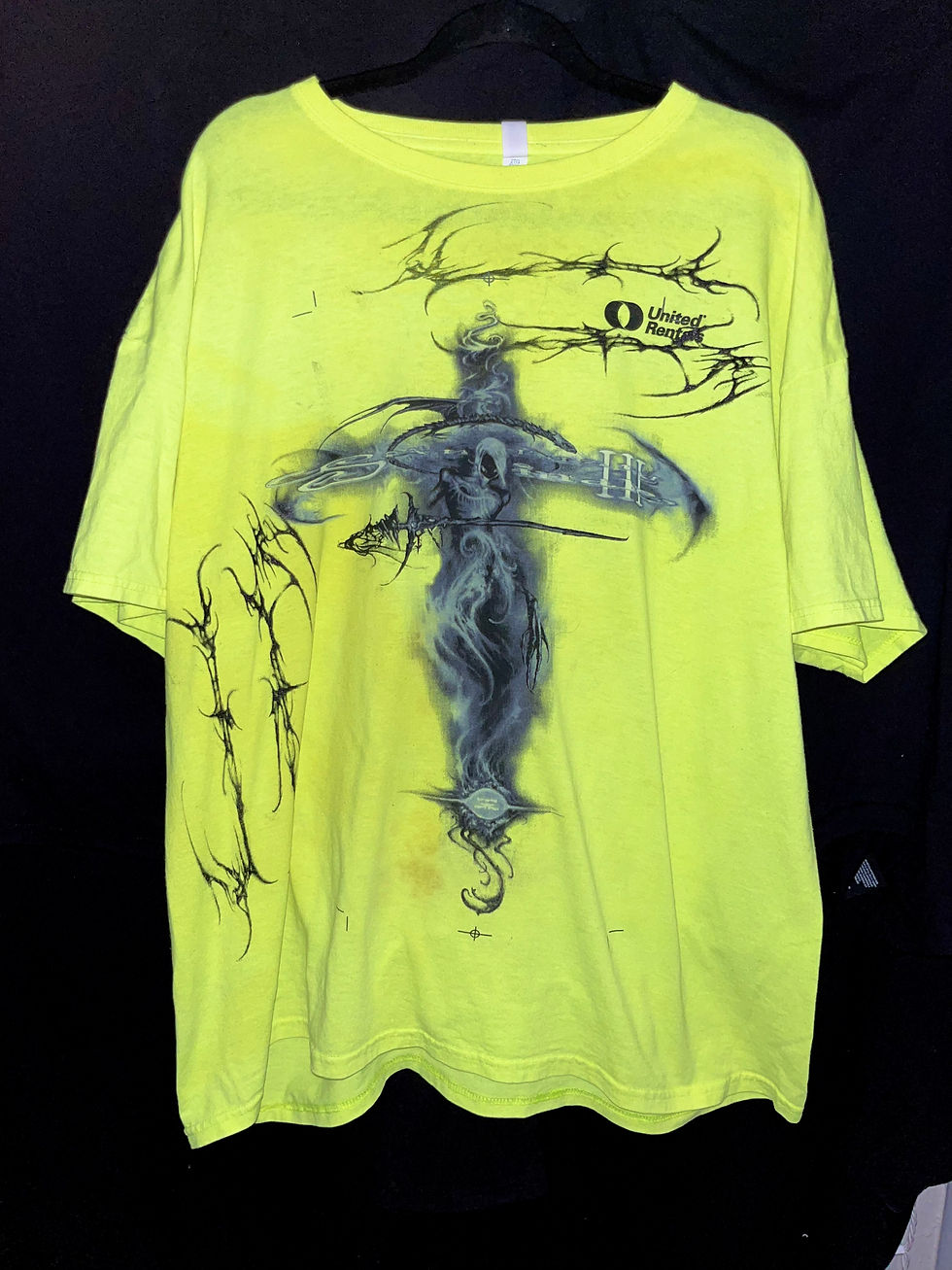 Thumbnail: 2X neon green united tee 
