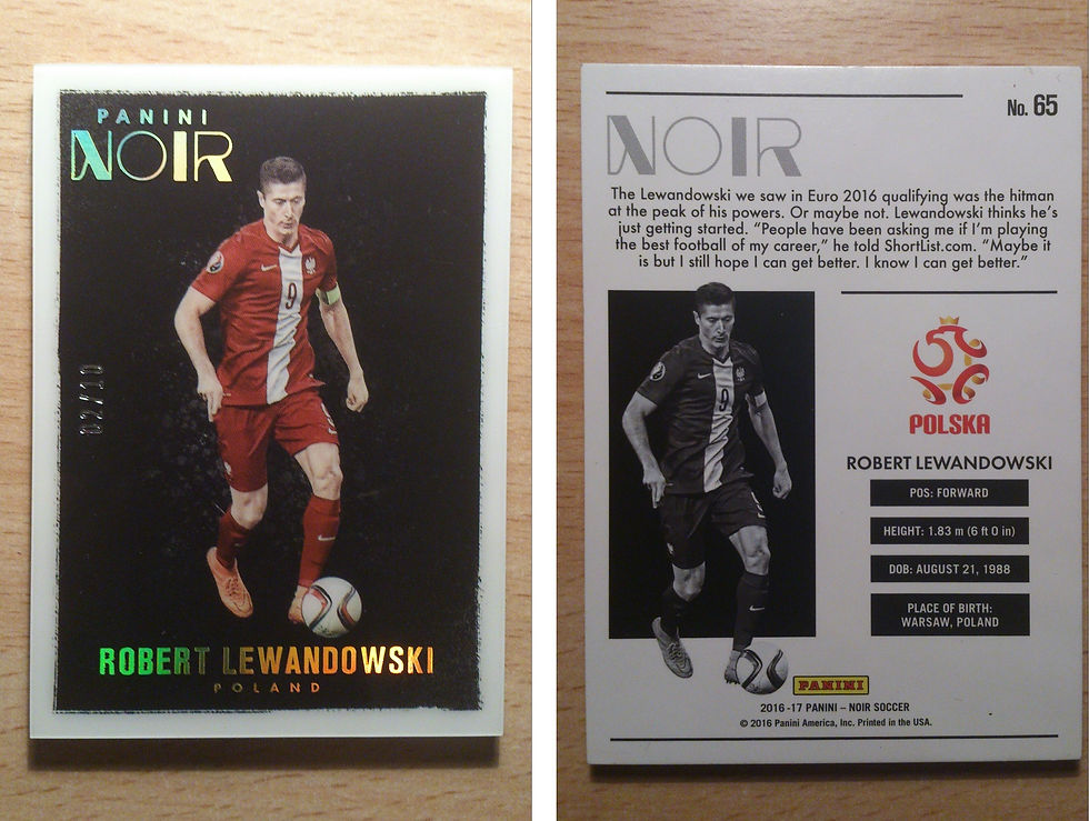 NOIR Soccer - Gold /10 - Lewandowski