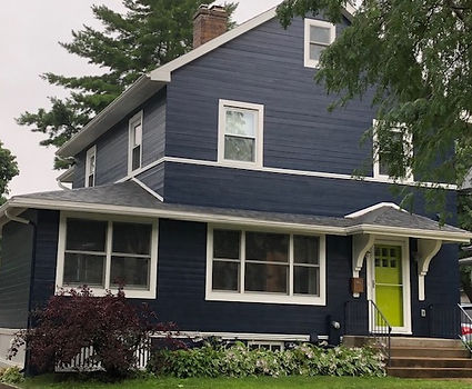 Gorgeous navy home!