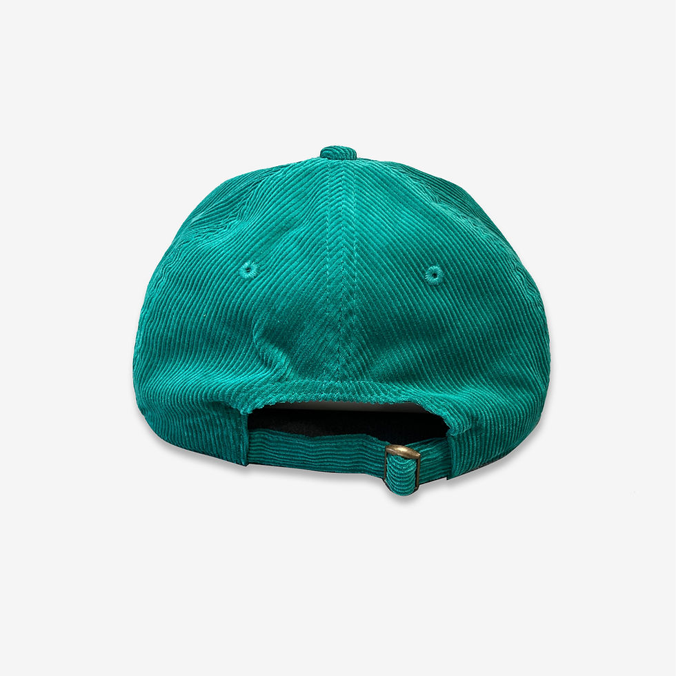 サムネイル： FINE FLAMES CORDUROY CAP - GREEN