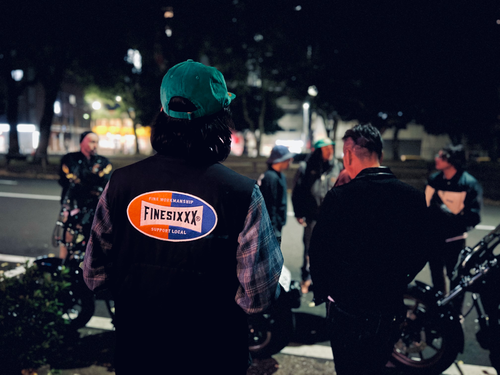 トップス FINESIXXX OVAL LOGO DUCK 2WAY WORK VEST OVAL LOGO DUCK & QUILTING 2WAY WORK VEST - BLACK | FINESIXXX