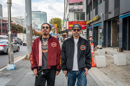 2ND ANNIV. FINE FLAMES REVARSIBLE JACKET - LIMITED BLACK×FLAMES