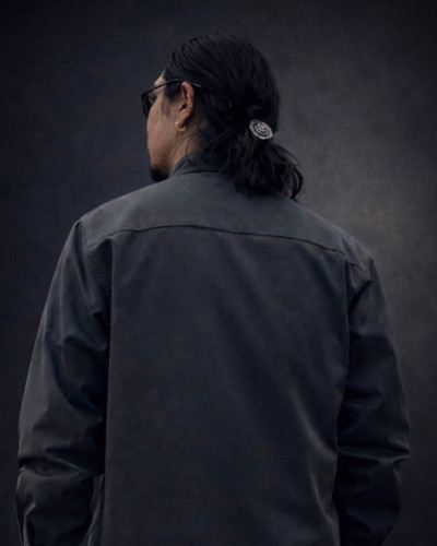 T/C WORK LS SHIRTS - CHARCOAL GRAY | FINESIXXX