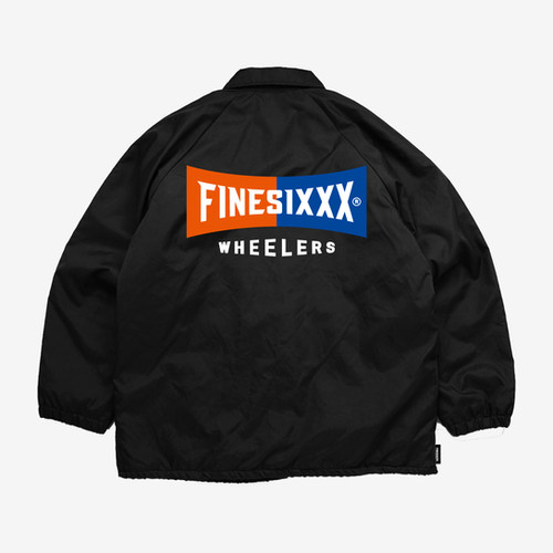 ジャケット・アウター finesixxx coach jacket XL STANDARD LOGO ZIP COACH JACKET - BLACK | FINESIXXX