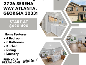 2726 Serena Way Atlanta, Georgia 30331
