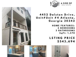 4452 Dalston Drive, Unit#Unit #4 Atlanta, Georgia 30342