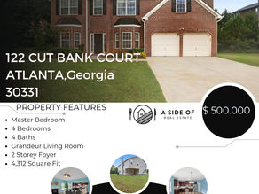 122 CUT BANK COURT ATLANTA,Georgia 30331