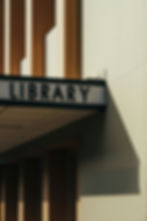 outdoor library signage - Gold Comet's newly updated Resources Library is open!