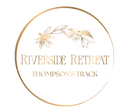 Riverside Retreat Thompson's Track logo with circle