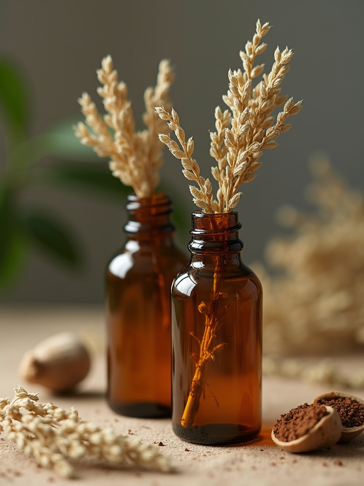 Plant based wellness products and botanical herbs.