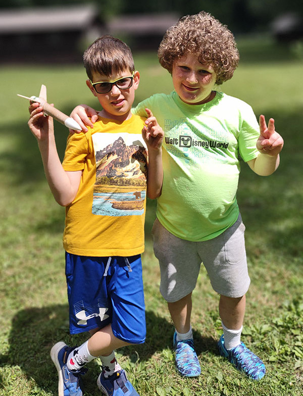 Camp friendships and learning about model rockets