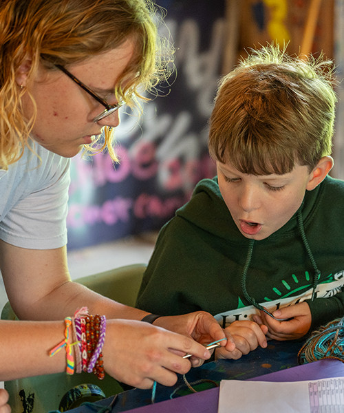 Youth Crocheting