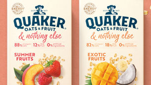Quaker unveils new Oats & Fruit healthy breakfast range