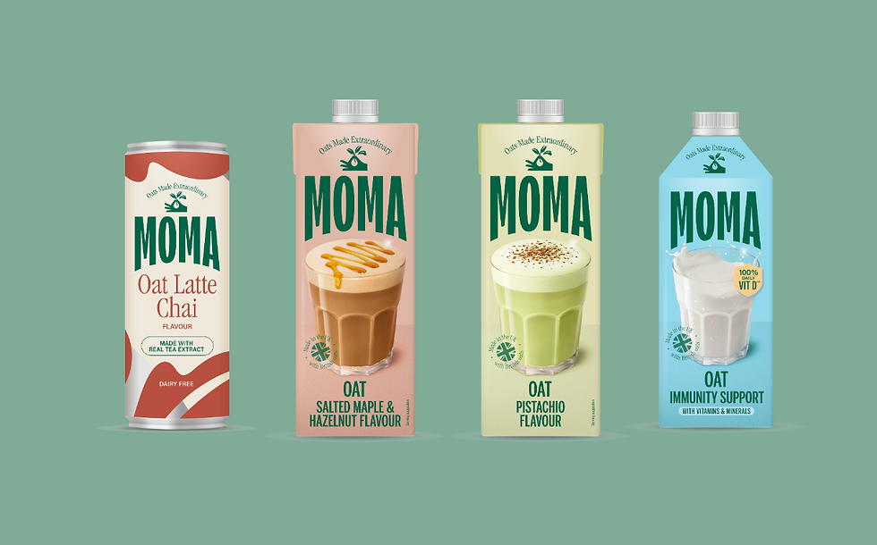 Moma introduces four new oat milk products into UK retail