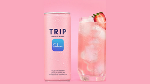 Trip partners with Calm on new Wild Strawberry functional beverage
