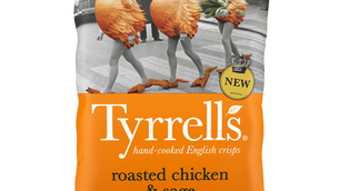 KP Snacks adds roasted chicken and sage flavour to Tyrrells crisp line-up