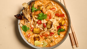 This teams up with German start-up Omami to bring chickpea tofu to UK supermarkets