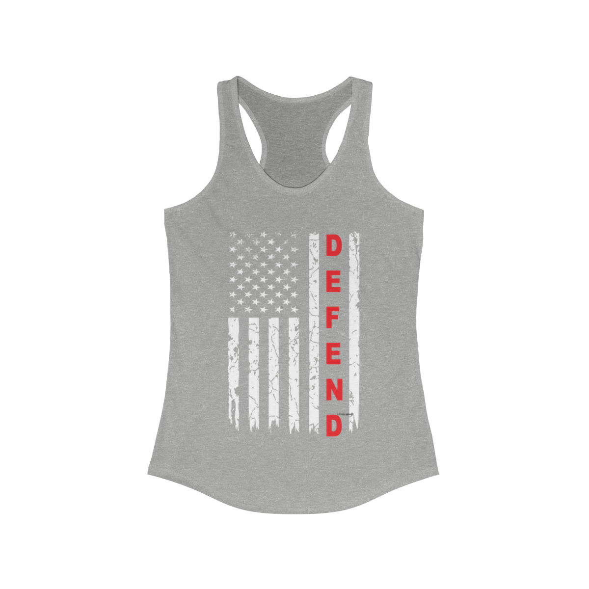 DEFEND in Women's Ideal Racerback Tank